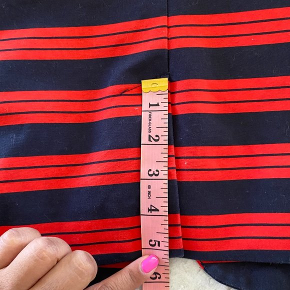 Gap The Academy Blazer Striped Red and Blue - Picture 11 of 12